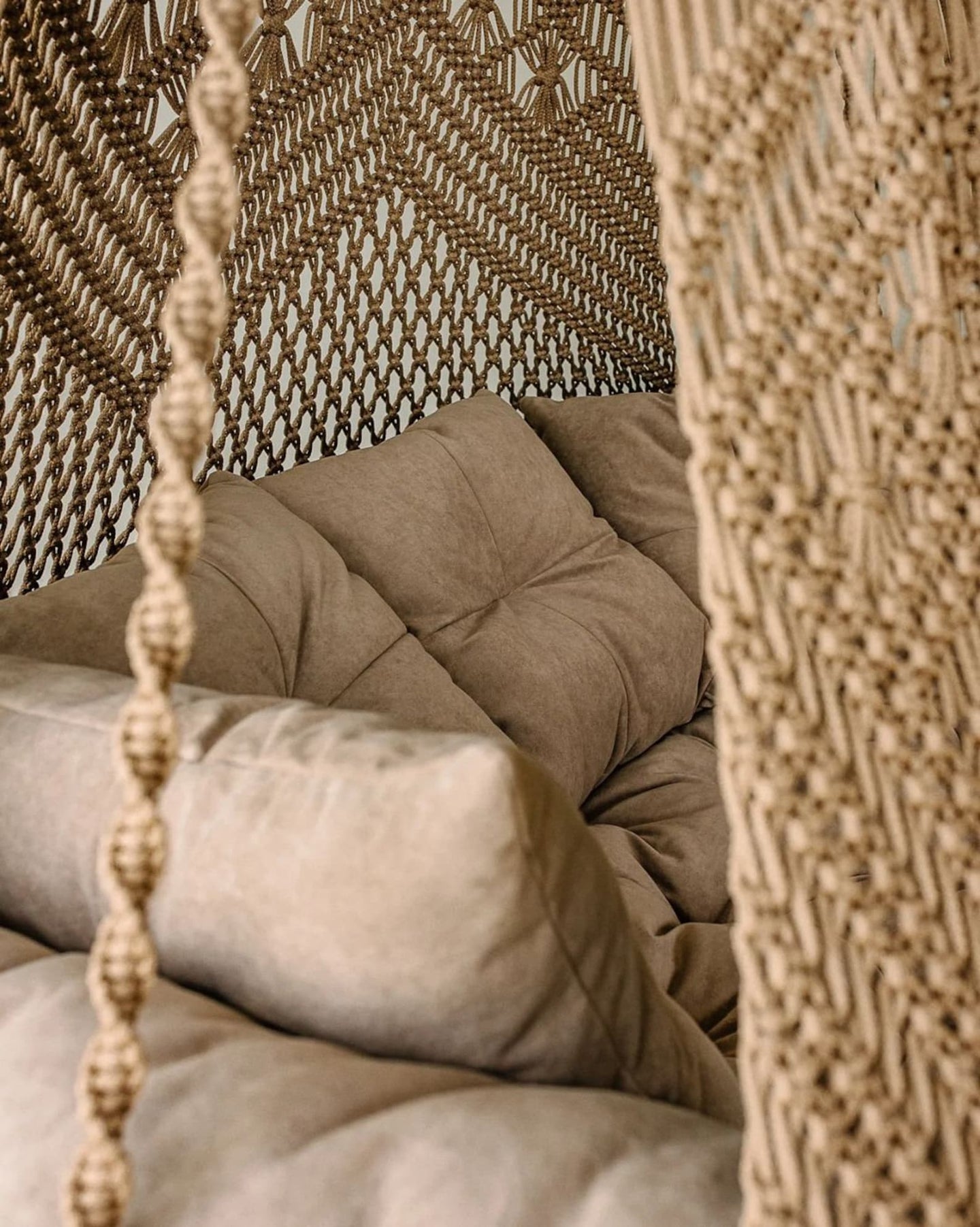 Macrame Sofa Swing For Home - Leechoo